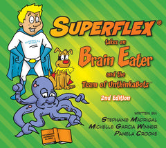 Superflex Takes on Brain Eater and the Team of Unthinkabots
